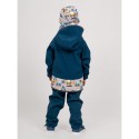 Laste softshell jope fliisvoodriga Basic, cobalt/ehitus