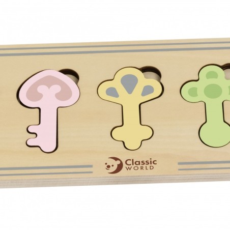 Montessori sensoorne pusle võtmed ja lukud