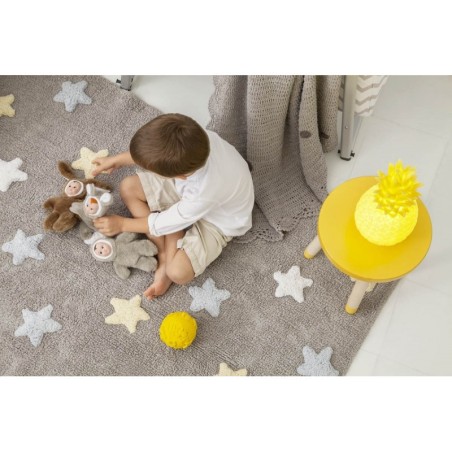 Pestav vaip Tricolor Star Gris/Azul 120 x 160 cm