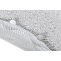 Pestav vaip Bubbly Light Grey Ø120 cm