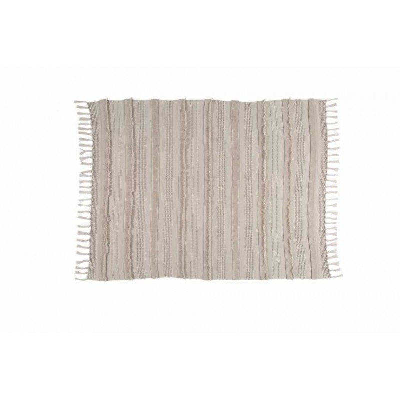 Kootud tekk 125 x 150 cm Air Dune White