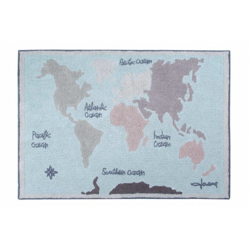 Pestav vaip Vintage Map 140 x 200 cm