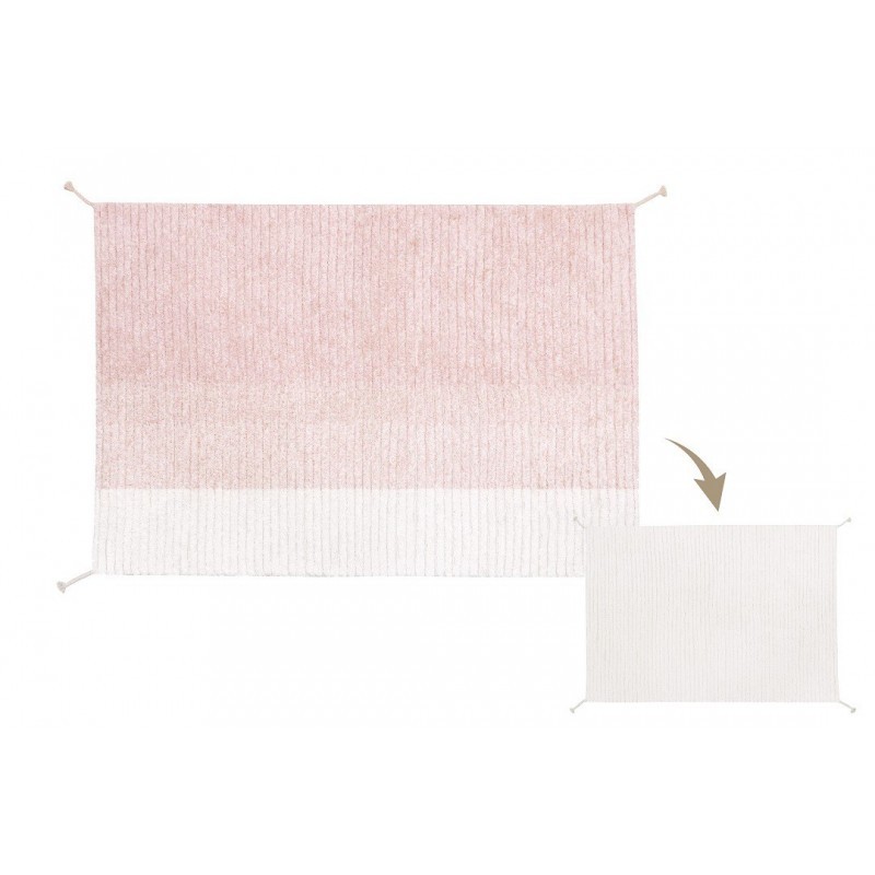 Pestav kahepoolne vaip Gelato Pink 120x160 cm