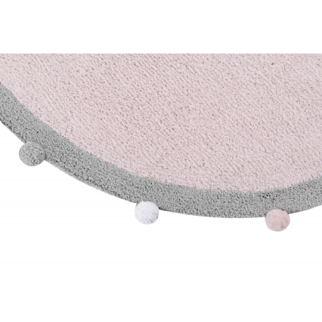 Pestav vaip Bubbly Soft Pink Ø120 cm