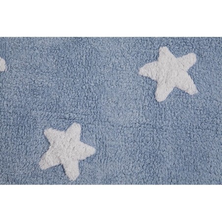 Pestav vaip Blue Stars White 120 x 160 cm