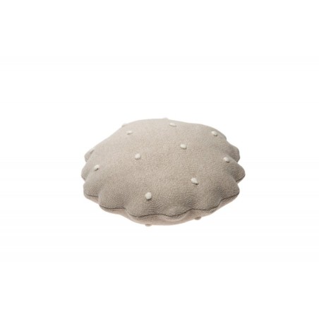 Kootud padi Round Biscuit Dune White