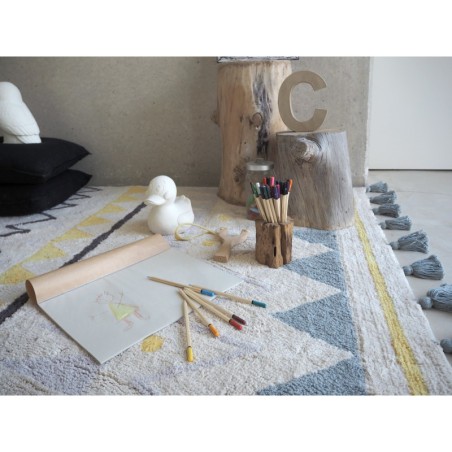 Pestav vaip Azteca Natural Vintage Blue L 140x200 cm