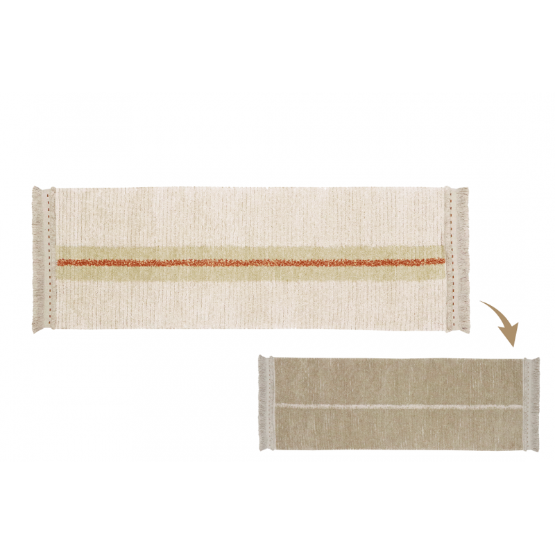 Pestav kahepoolne vaip Duetto Sage 80x230 cm