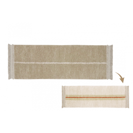 Pestav kahepoolne vaip Duetto Sage 80x230 cm