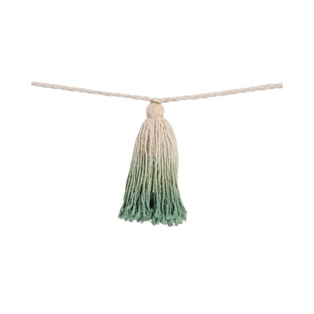 Pom Pom vanik Tie-Dye Green