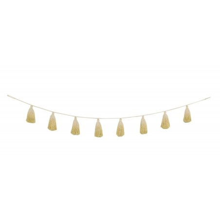 Pom Pom vanik Tie-Dye Yellow