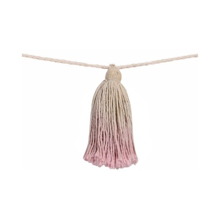 Pom Pom vanik Tie-Dye Pink