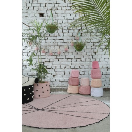 Pom Pom vanik Tie-Dye Pink