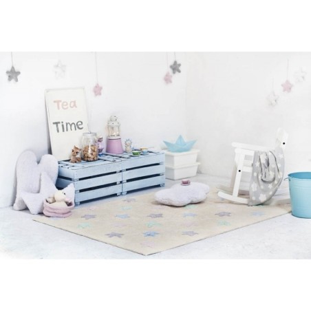 Pestav vaip Tricolor Star Vanilla 120 x 160 cm