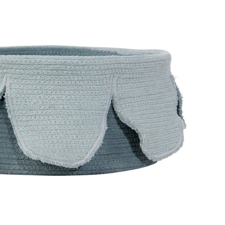 Korv Petals Vintage Blue Dark Green