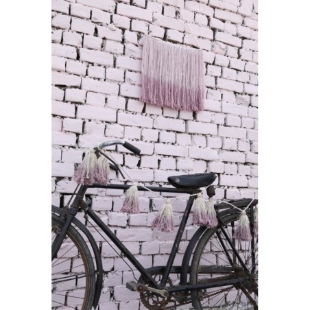 Pom Pom vanik Tie-Dye Wood Rose