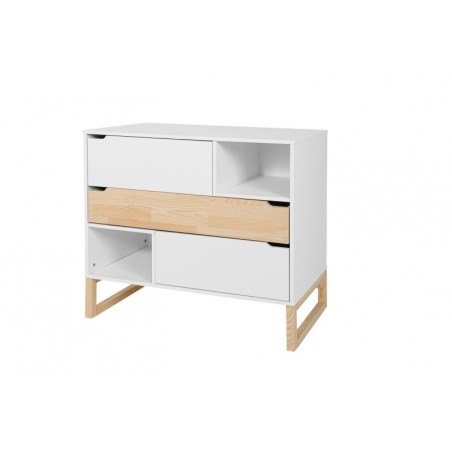 Kummut kolme sahtliga mänd/valge