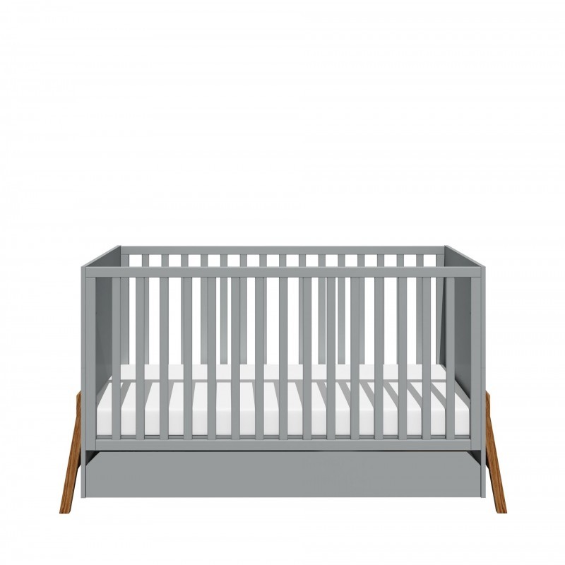 Lotta hall võrevoodi/väikelapse voodi 70x140 sahtliga