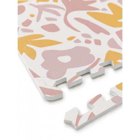Mängumatt puslematt FLORA roosa120x180 cm