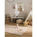 Mängumatt puslematt FLORA roosa120x180 cm