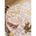 Mängumatt puslematt FLORA roosa120x180 cm