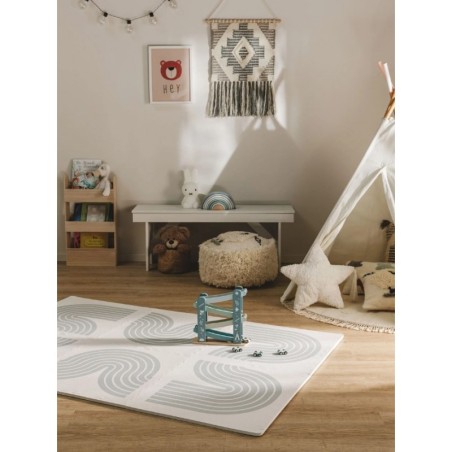 Mängumatt puslematt ARCHIE kreem/hall 120x180 cm