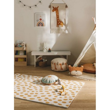 Mängumatt puslematt Savannah kreem/kollane 120x180 cm