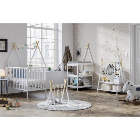 Riidestange lastele TIPI valge