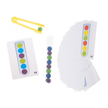 VÄRVILISTE MONTESSORI PALLIDEGA õppemäng