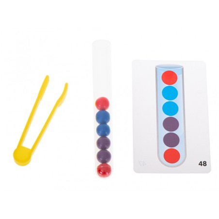 VÄRVILISTE MONTESSORI PALLIDEGA õppemäng