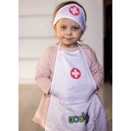 Arsti kostüüm, põll ja peapael