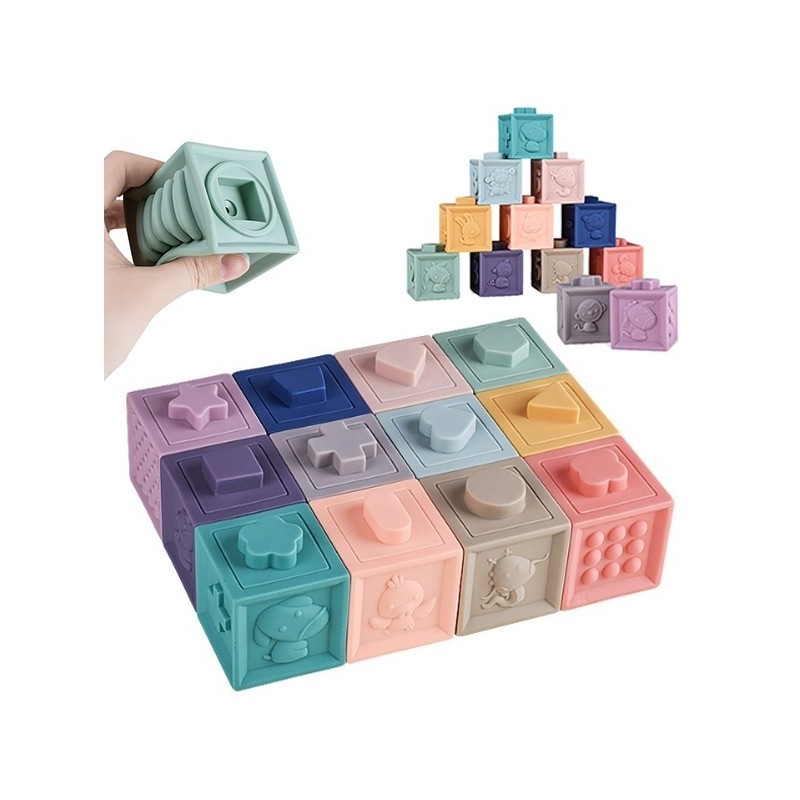 Sensoorsed kuubikud häälega 12 tk