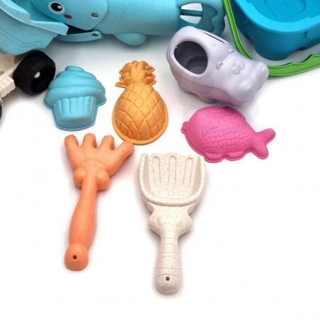 Liivamänguasjade komplekt 9 tk BIOLAGUNEV ORGAANILINE MATERJAL