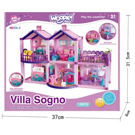 Pony Dolls House PONY FANTASY VILLA 120 el.