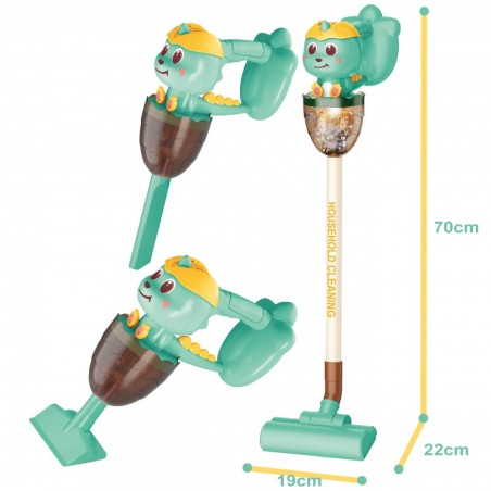 Interaktiivne tolmuimeja Dino 3in1 valguse ja heli