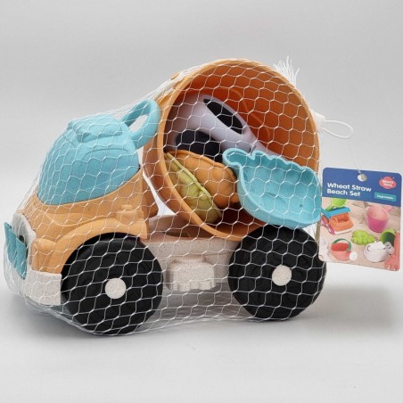 Liiva mänguasjade komplekt Veoauto 7 osaline BIOLAGUNEV ORGAANILINE MATERJAL