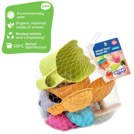 Liivakomplekt küünistega 7 osa BIOLAGUNEV ORGAANILINE MATERJAL