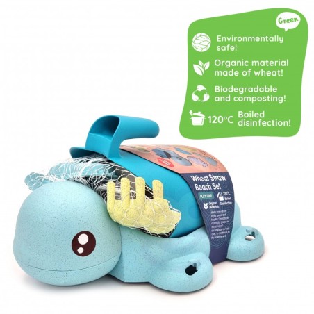 Komplekt 2in1 jaoks liiva ja vanni kilpkonn 8 osa BIOLAGUNEV ORGAANILINE MATERJAL