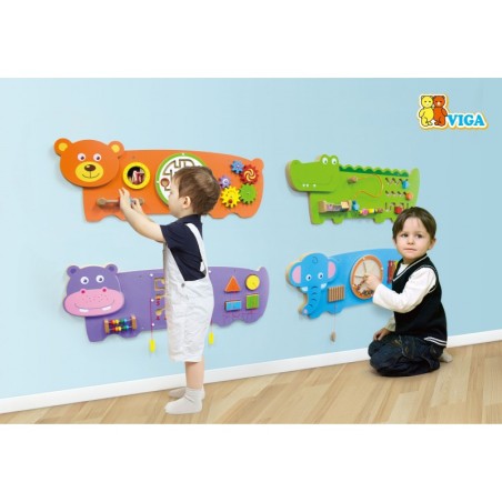Viga Toys Sensoorne manipulatsioonilaud Montessori Bear
