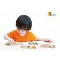 Viga Toys puidust loogikamõistatus, 24 elementi