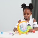 Puidust vikerkaarekujulised pusleklotsid Creative Montessori