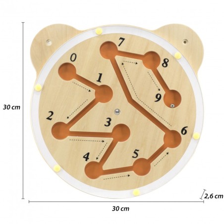 VIGA puidust tahvlilabürindi FSC Montessori sertifikaat