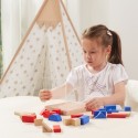 Puidust Montessori mäng ehitusklotsid 3D