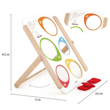 Puidust arkaadmäng Sihtmärki viskamine