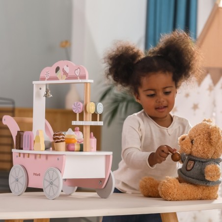 Puidust pood jäätisekohvik kondiiter 3in1