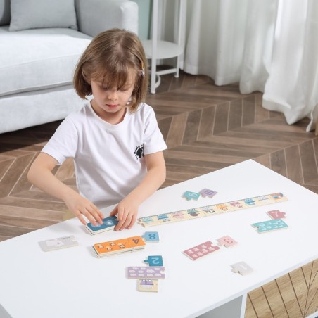 PolarB puidust numbripusle Montessori numbrid