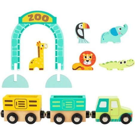 Puidust mängulaud ZOO