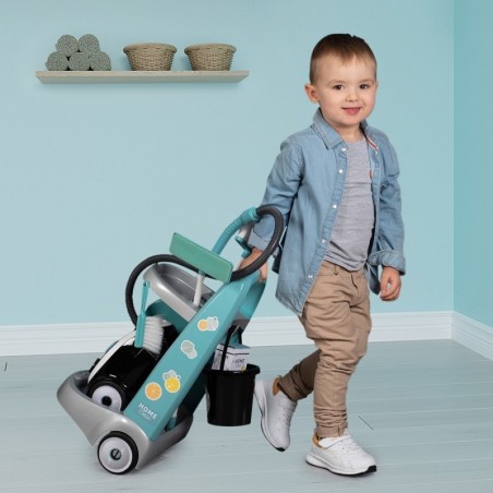 SMOBY koristamise käru tolmuimejaga