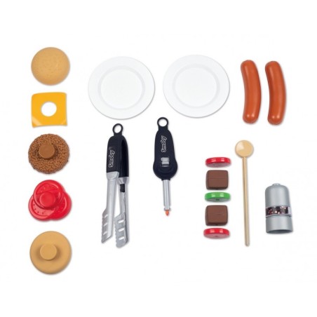 Smoby Garden Grill lastele 18 tarvikut