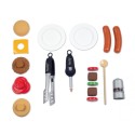 Smoby Garden Grill lastele 18 tarvikut